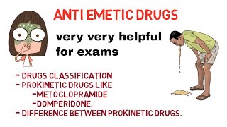 Anti emetic drugs easy notes  classification uses differences adverse effects [upl. by Ayik909]