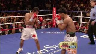 Pacquiao vs Morales III Round 3 [upl. by Latoye]