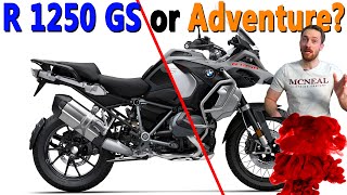 10 differences between BMW R 1250 GS and R 1250 GS Adventure [upl. by Chantal]