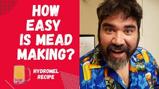 How Easy Is Mead Making Easy and Simple Recipe To Make Mead At Home [upl. by Anwahsiek]