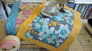 15 Minute Placemat Tutorial  Miter Corners [upl. by Ahsinav235]