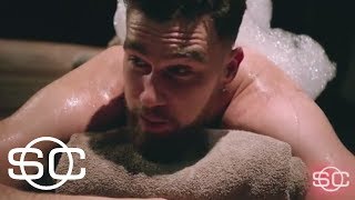 Travis Kelce Takes A Spa Day  SportsCenter  ESPN [upl. by Stephine]