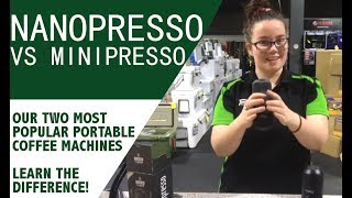 Wacaco Nanopresso vs Minipresso  Demonstration on How to Use  Features amp Specifications Review [upl. by Maffei]