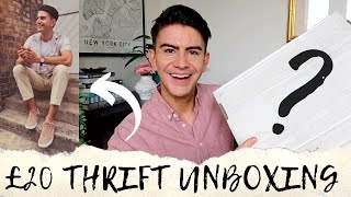 £20 THRIFT CHALLENGE WITH FREYA FARRINGTON PART 2  CHARITY SHOP UNBOXING [upl. by Watts644]