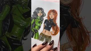 ASMR drawing✨ kimpossible asmr [upl. by Atsirtal]