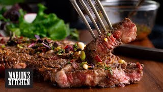 Ultimate Pepper Steak Marinade  Marions Kitchen [upl. by Clive144]