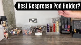 Best Nespresso Pod Holder  Heres Our Top 7  Capsule Dispenser Reviews  OriginalLine VertuoLine [upl. by Sig506]