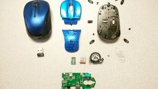 Whats Inside A Wireless Mouse Tear Down [upl. by Marvel]