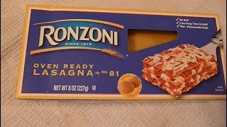 Ronzoni Oven Ready Lasagna Easy Lasagna Recipe [upl. by Bullion450]