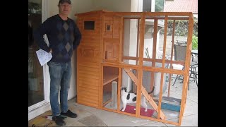 PawHut Catio  Outdoor Cat Enclosure Review [upl. by Jessie997]