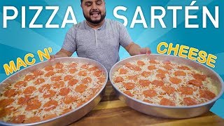 PIZZA de SARTÉN  MAC n CHEESE  EL GUZII [upl. by Gena154]