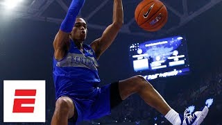 Kentucky basketball Big Blue Madness dunk contest highlights  College Basketball [upl. by Solahcin580]