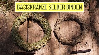 6 Basiskränze  Anleitung zum Kranz binden  Strohrömer selber binden  DIY Tutorial [upl. by Particia]