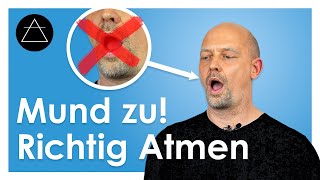 Richtig Atmen Warum du 247 durch die Nase atmen solltest und wie du das schaffst [upl. by Hynes]