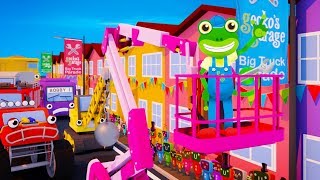 Gecko and the Truck Parade  Geckos Garage  Educational Videos For Toddlers  Trucks For Kids [upl. by Ernst]