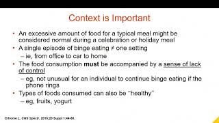 Binge Eating Disorder Overcoming Diagnostic and Therapeutic Challenges in Individualized Management [upl. by Buffy]