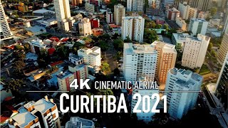 CURITIBA 🇧🇷 Drone Aerial 4K  Paraná Brazil Ultra HD [upl. by Abehshtab]