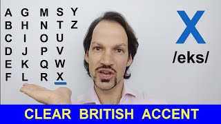 How To Pronounce The English Alphabet BRITISH PRONUNCIATION [upl. by Eppesuig]