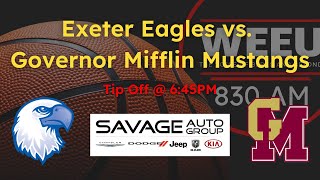 WEEU Sports Presents Exeter vs Governor Mifflin [upl. by Reinhardt]