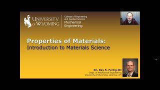 0 Introduction to Materials Science [upl. by Enyaz]