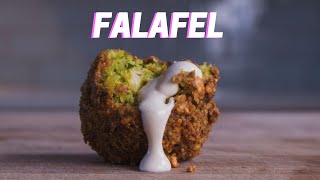 FALAFEL BALL WITH TAHINI SAUCE [upl. by Dannica136]