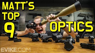 Matts Top 9 Airsoft Optics [upl. by Aamsa]