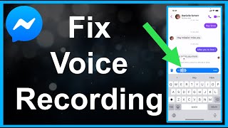 How To Fix Messenger Voice Record Not Working [upl. by Honna408]