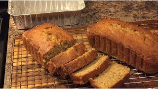 MOISTEST BANANA BREAD How To make Banana Bread [upl. by Runstadler815]