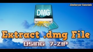 How to Extract dmg file for free in Windows XPVista78910 [upl. by Assilen]