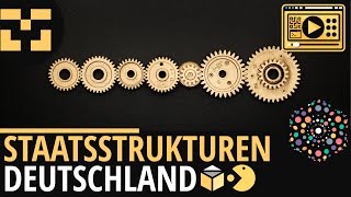 Staatsstrukturen Deutschland einfach erklärt │Deutsch Lernvideo Learning Level Up [upl. by Cameron381]