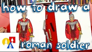 How To Draw A Roman Soldier [upl. by Ardnikat]