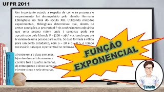 UFPR Um importante estudo a respeito de como se processa o  Matemática Linda  Prof Tatarin [upl. by Namzaj]