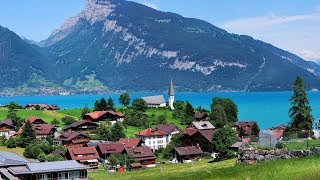 Lago Thun Spiez  Suiza [upl. by Alamak]