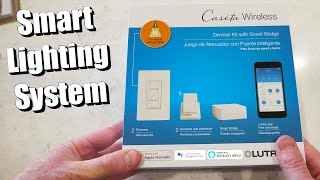 Lutron Caséta Wireless DimmerFan Control Installation amp Review [upl. by Einnil]