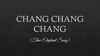 Chang Chang Chang Lyrics  Thailand Elephang Song Lyrics [upl. by Peer]