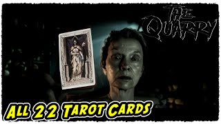 The Quarry All 22 Tarot Cards Decked Out Trophy Guide  Achievement Guide [upl. by Eseilenna]