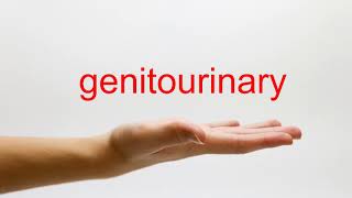 How to Pronounce genitourinary  American English [upl. by Diet]