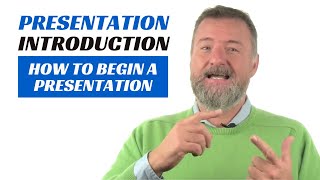 How to begin a presentation  INTRODUCTION [upl. by Chrotoem]