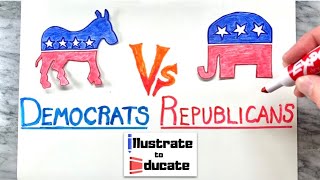 Democrats Vs Republicans  What is the difference between Democrats and Republicans [upl. by Pia]