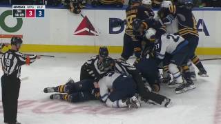 Gotta See It McCabe absolutely levels Laine with bonecrushing hit [upl. by Osmo44]