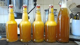 Beginners Guide To Fermentation Bottling  Flavoring Kombucha [upl. by Vassar]