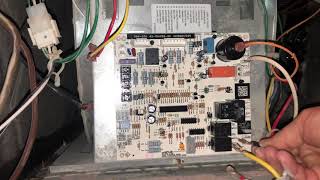 Rheem Gas Furnace Circuit Board Replacement [upl. by Colman]