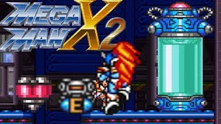 MegaMan X2 All Upgrades Heart amp Sub Tank Locations  Shoryuken [upl. by Calia]