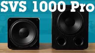 SVS SB1000 Pro and PB1000 Pro powered subwoofers  Crutchfield [upl. by Enaj353]