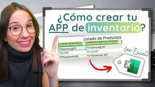 Crear APP de Gestión de Inventario en EXCEL control de existencias stock mínimo DESCARGA Archivo [upl. by Gratianna]