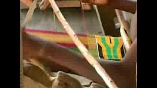 kente weaving in Ghana [upl. by Jean667]