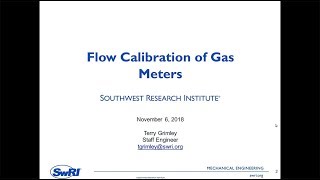 Flow Calibration of Gas Meters [upl. by Aicsile]