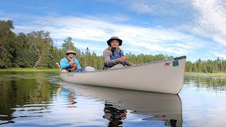 4 DAY WILDERNESS CANOE CAMPING FISHING [upl. by Ostap]