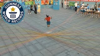 Most ropes skipped  Guinness World Records [upl. by Lennard553]