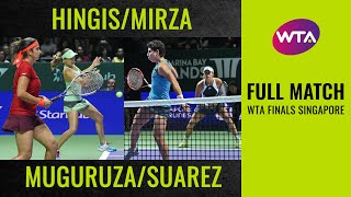 HingisMirza vs MuguruzaSuarez  Full Match  WTA Finals Singapore Doubles Final [upl. by Mcgrath]